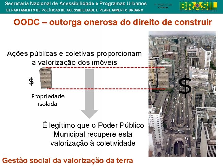 Secretaria Nacional de Acessibilidade e Programas Urbanos DEPARTAMENTO DE POLÍTICAS DE ACESSIBILIDADE E PLANEJAMENTO