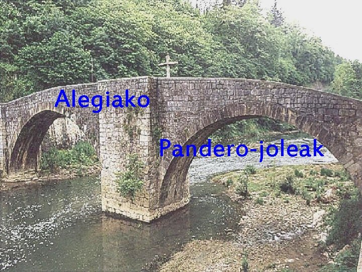 Alegiako Pandero-joleak 