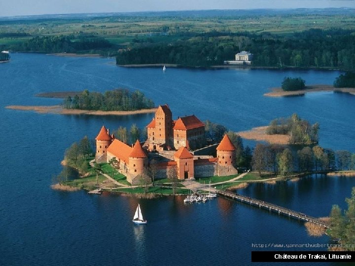 Castillo de Trakaï, lago Galve, Lituania Château de Trakaï, Lituanie 