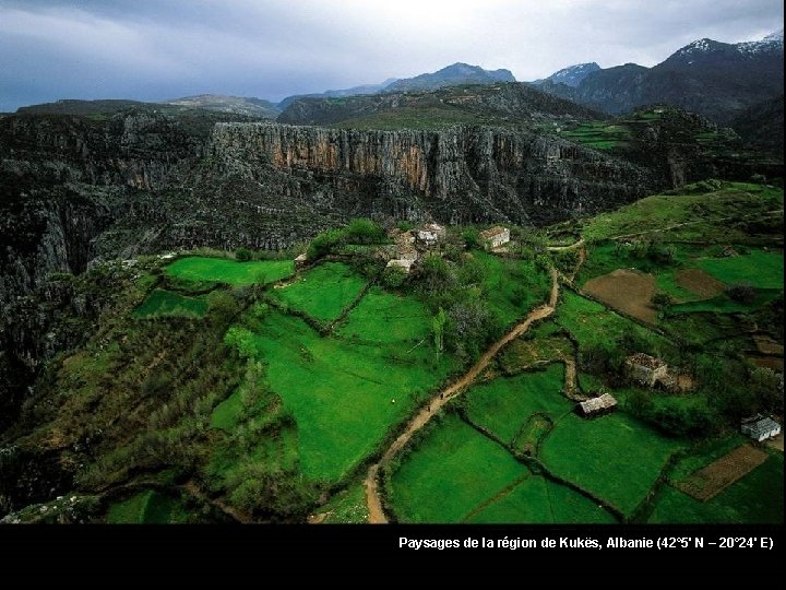 Paysages de la région de Kukës, Albanie (42° 5' N – 20° 24' E)