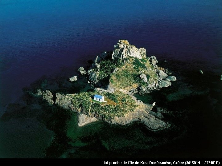 Îlot proche de l'île de Kos, Dodécanèse, Grèce (36° 50' N – 27° 10'