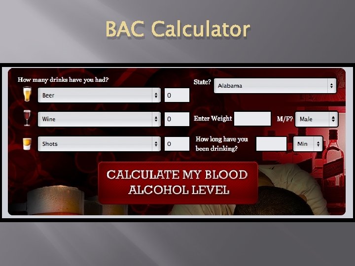 BAC Calculator 