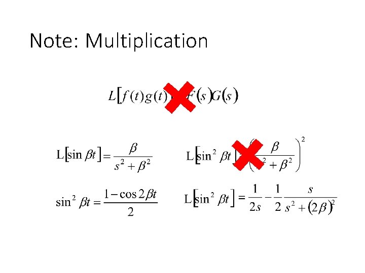 Note: Multiplication 