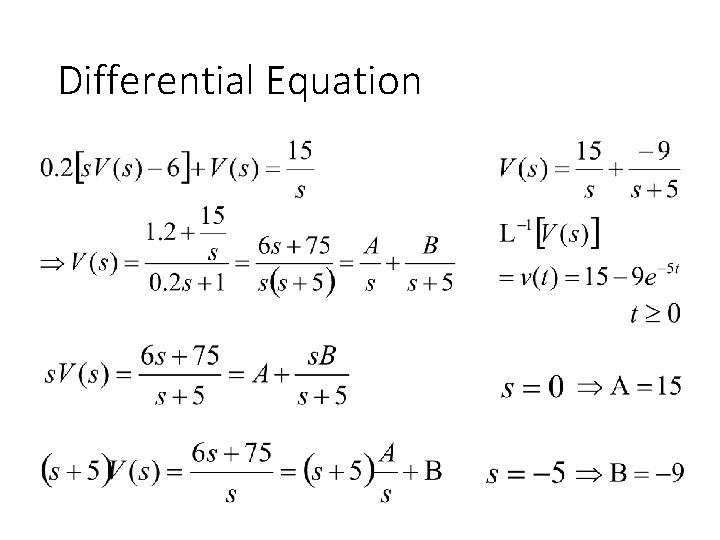 Differential Equation 