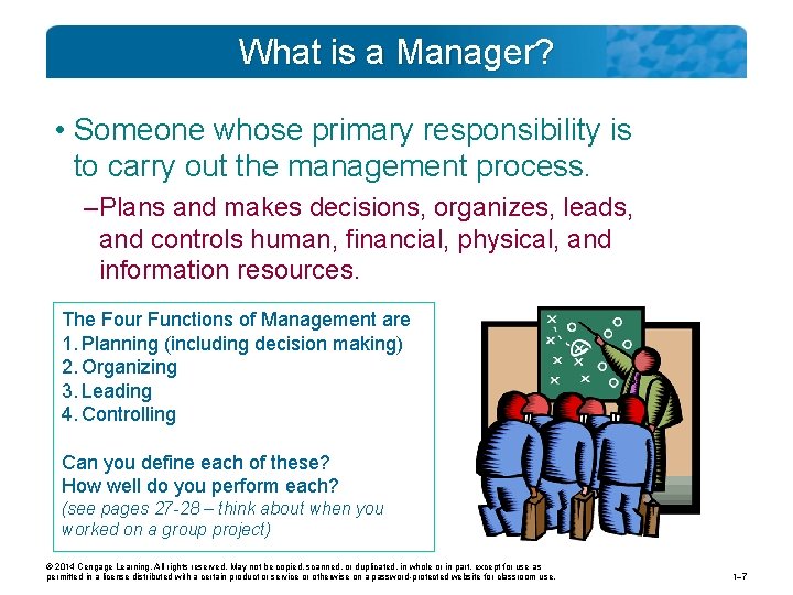 What is a Manager? • Someone whose primary responsibility is to carry out the What is a Manager? • Someone whose primary responsibility is to carry out the