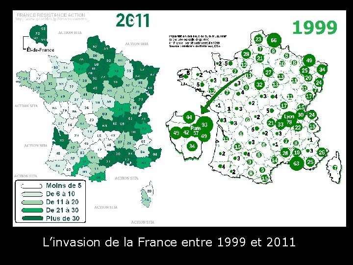 L’invasion de la France entre 1999 et 2011 