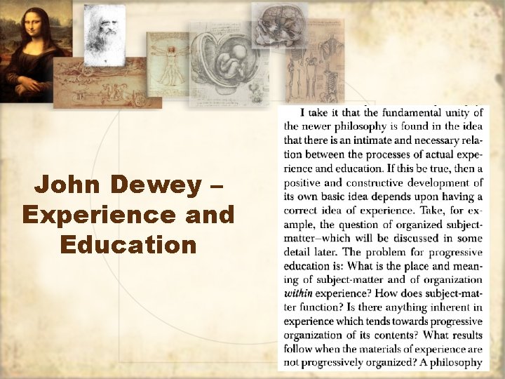 John Dewey – Experience and Education 