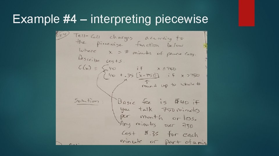 Example #4 – interpreting piecewise 