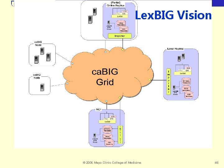 Biomedical Informatics Lex. BIG Vision © 2006 Mayo Clinic College of Medicine 46 