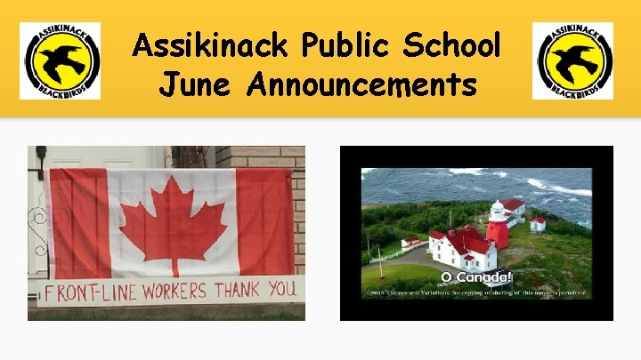 Assikinack Public School June Announcements 