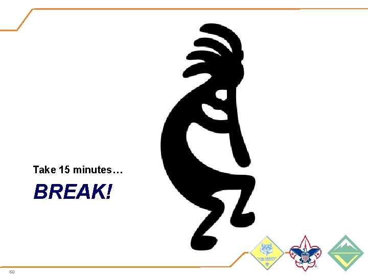 Take 15 minutes… BREAK! 50 