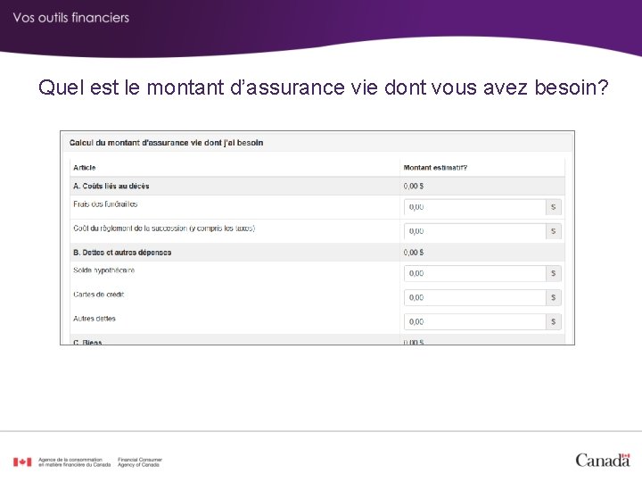 Quel est le montant d’assurance vie dont vous avez besoin? 