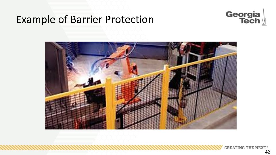 Example of Barrier Protection 42 