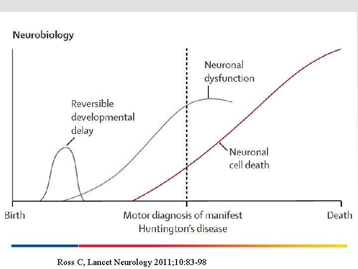 Ross C, Lancet Neurology 2011; 10: 83 -98 