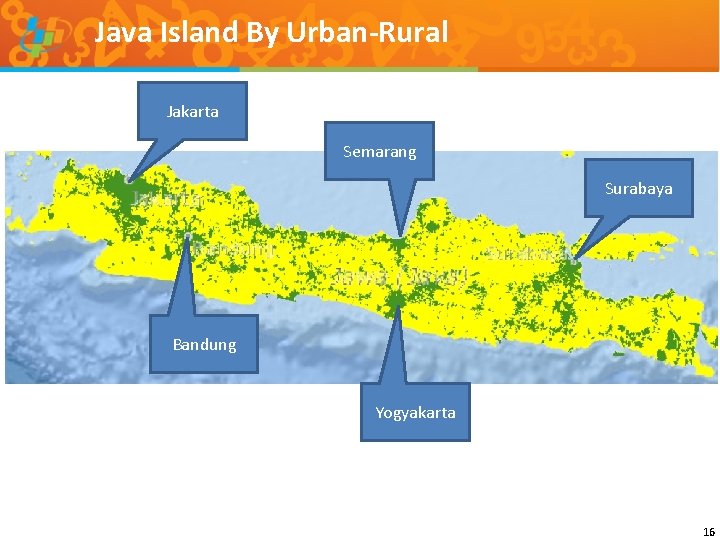 Java Island By Urban-Rural Jakarta Semarang Surabaya Bandung Yogyakarta 16 