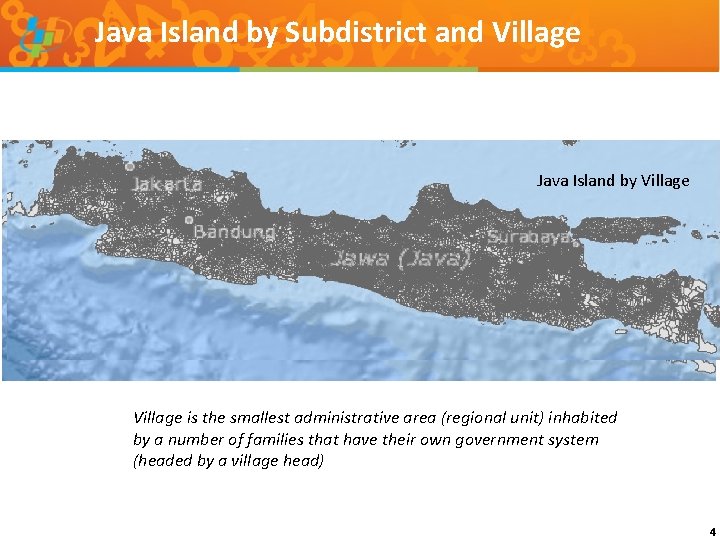 Java Island by Subdistrict and Village Java Island by Subdistrict Java Island by Village