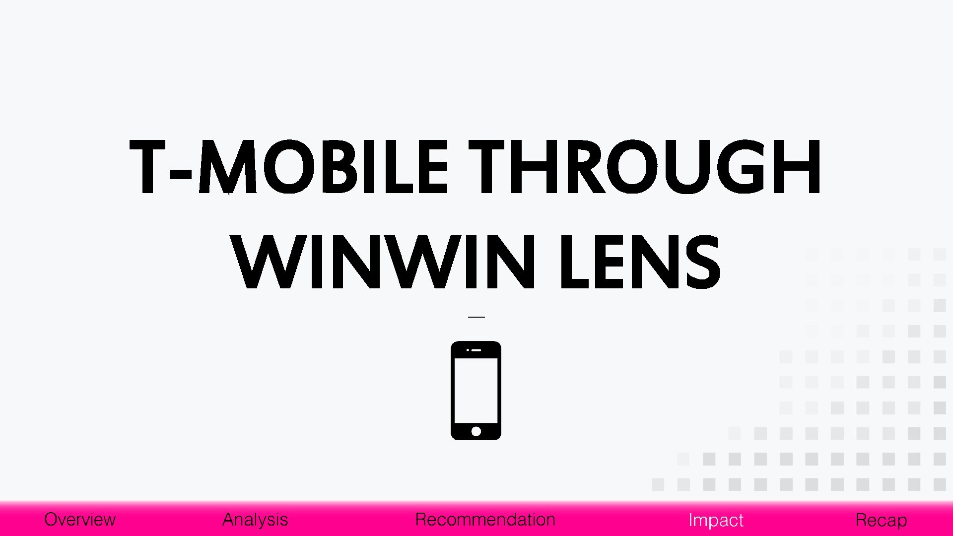 T-MOBILE THROUGH WINWIN LENS 