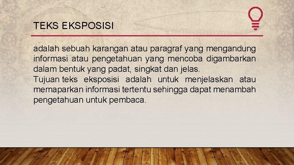 TEKS EKSPOSISI adalah sebuah karangan atau paragraf yang mengandung informasi atau pengetahuan yang mencoba