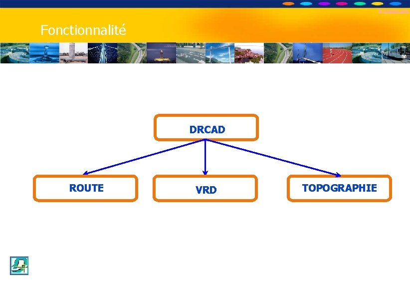 OPTION DE DECOUVERTE PROFESSIONNELLE Les Travaux Publics Sommaire Fonctionnalité DRCAD ROUTE VRD TOPOGRAPHIE 