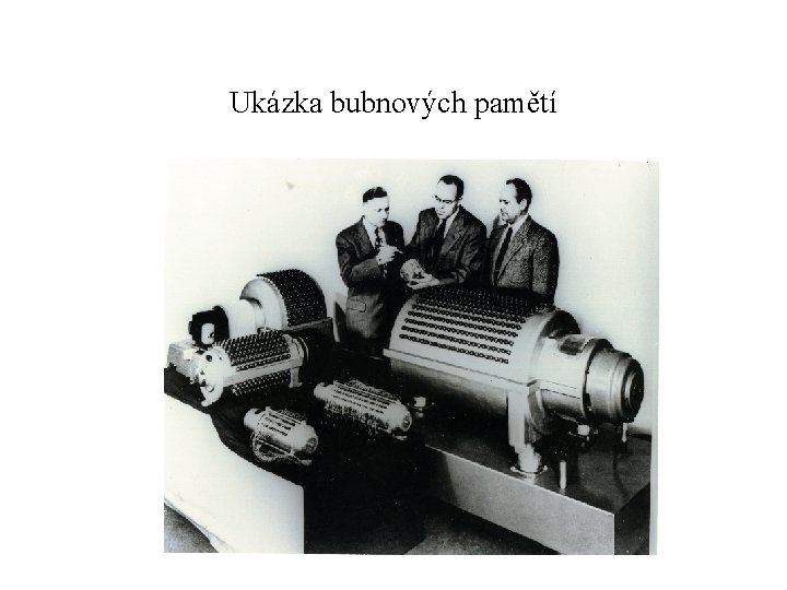 Ukázka bubnových pamětí 