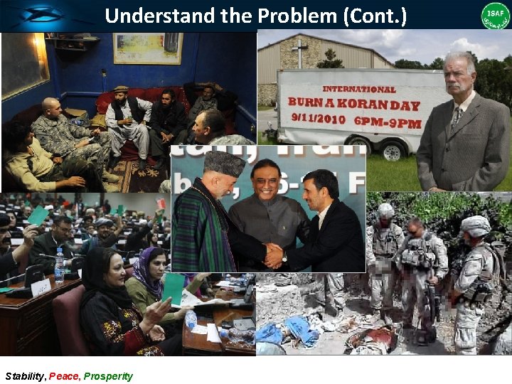 Understand the Problem (Cont. ) Stability, Peace, Prosperity 