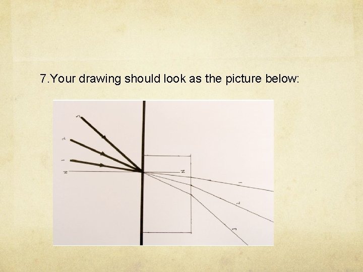 7. Your drawing should look as the picture below: 