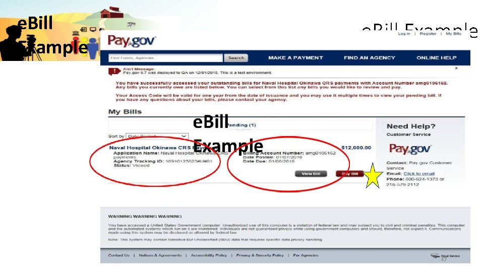 e. Bill Example 47 