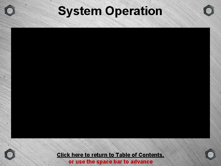 GROUP System Operation SCENE VERSION TYPE Click here to return to Table of Contents,
