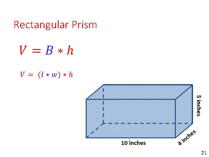 Rectangular Prism 21 