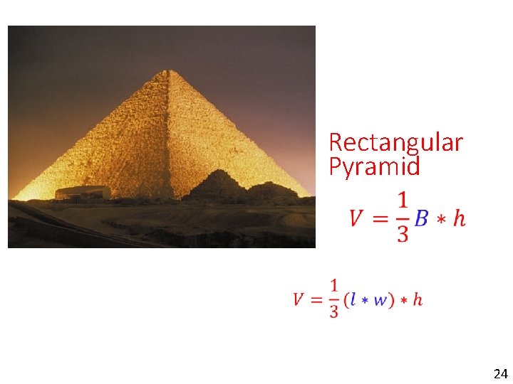 Rectangular Pyramid 24 