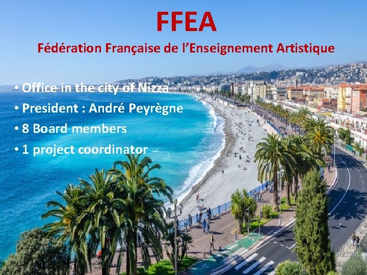 FFEA Fédération Française de l’Enseignement Artistique • Office in the city of Nizza •