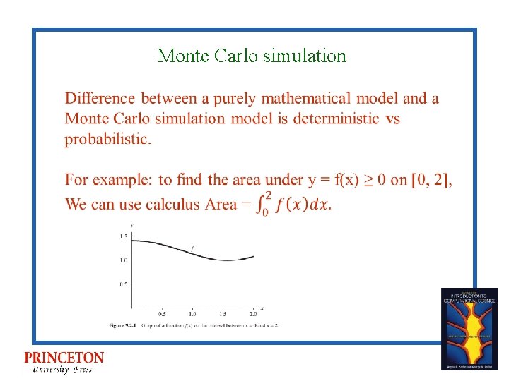 Monte Carlo simulation 
