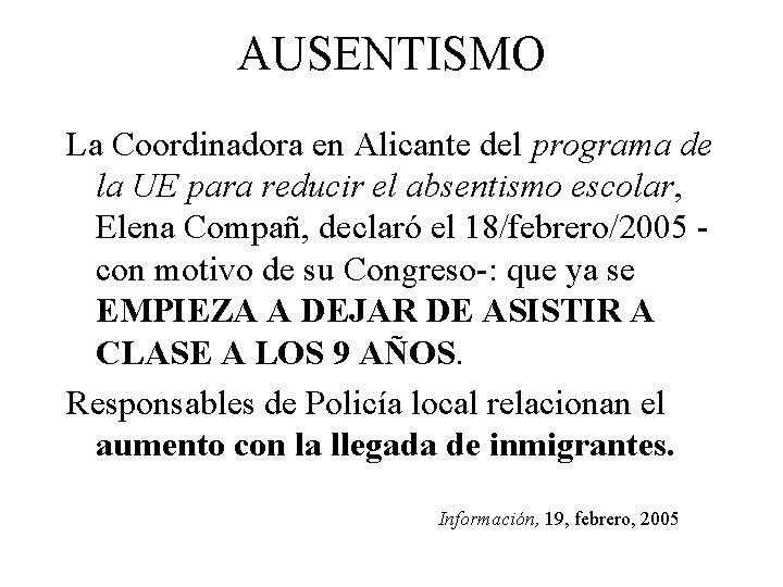 AUSENTISMO La Coordinadora en Alicante del programa de la UE para reducir el absentismo