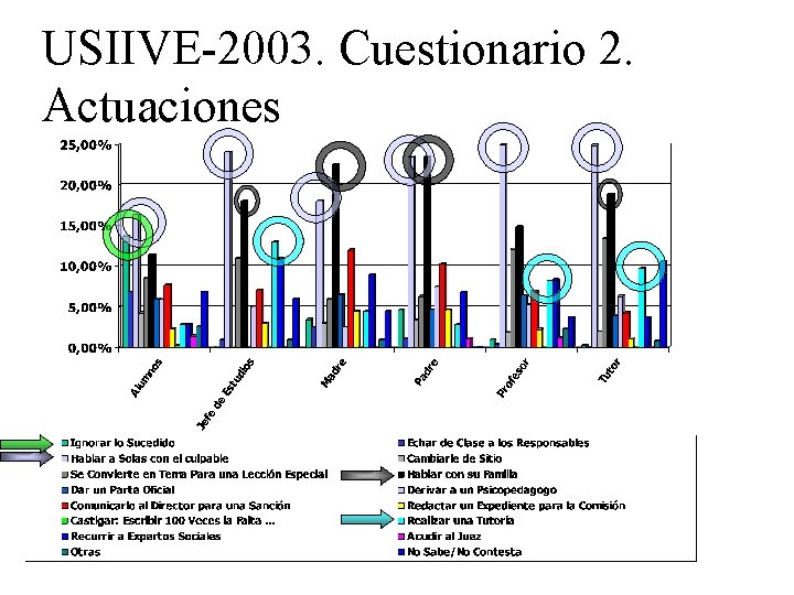 USIIVE-2003. Cuestionario 2. Actuaciones 