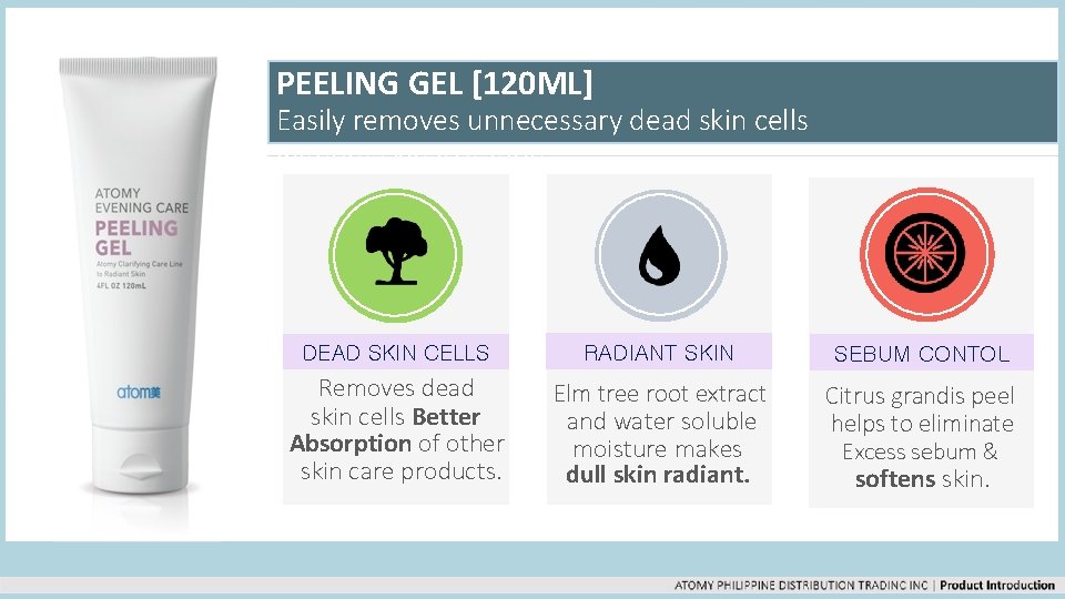 PEELING GEL [120 ML] Easily removes unnecessary dead skin cells without skin irritation. .