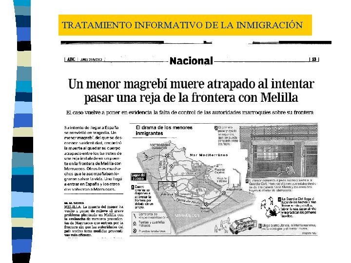 TRATAMIENTO INFORMATIVO DE LA INMIGRACIÓN 