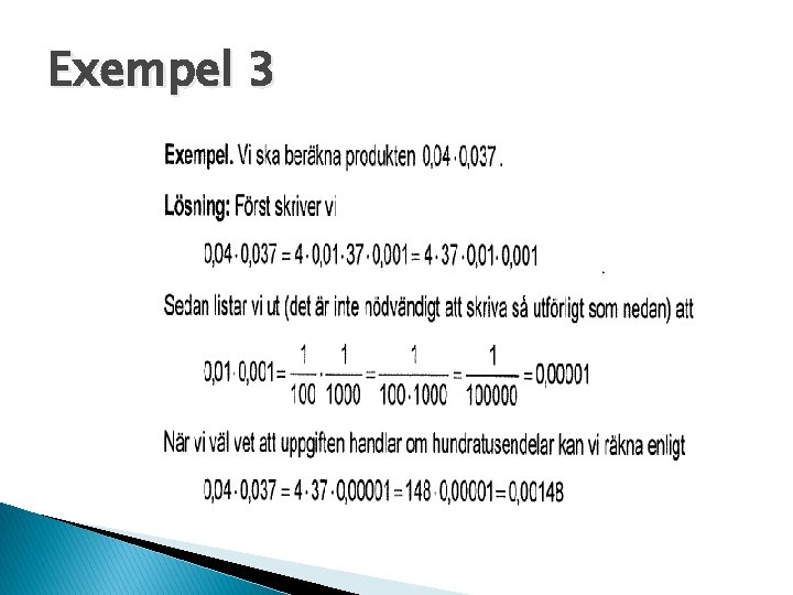 Exempel 3 