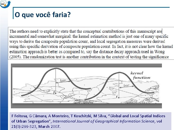 O que você faria? F Feitosa, G Câmara, A Monteiro, T Koschitzki, M Silva,