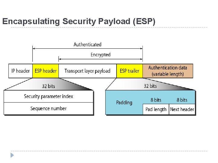 Encapsulating Security Payload (ESP) 