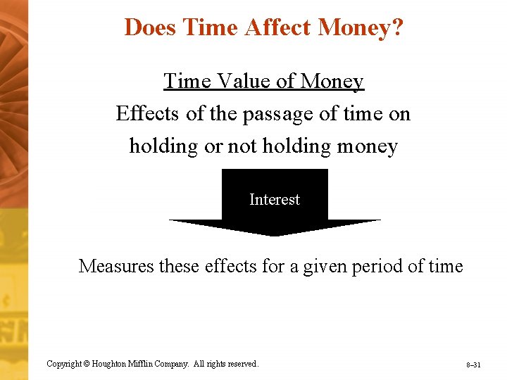 Does Time Affect Money? Time Value of Money Effects of the passage of time