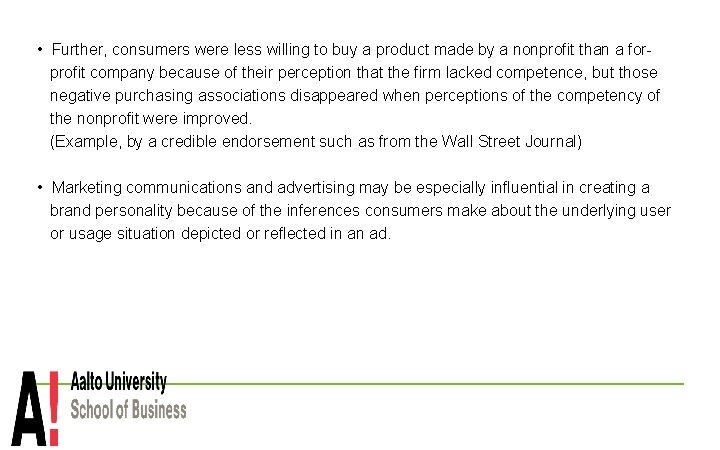  • Further, consumers were less willing to buy a product made by a