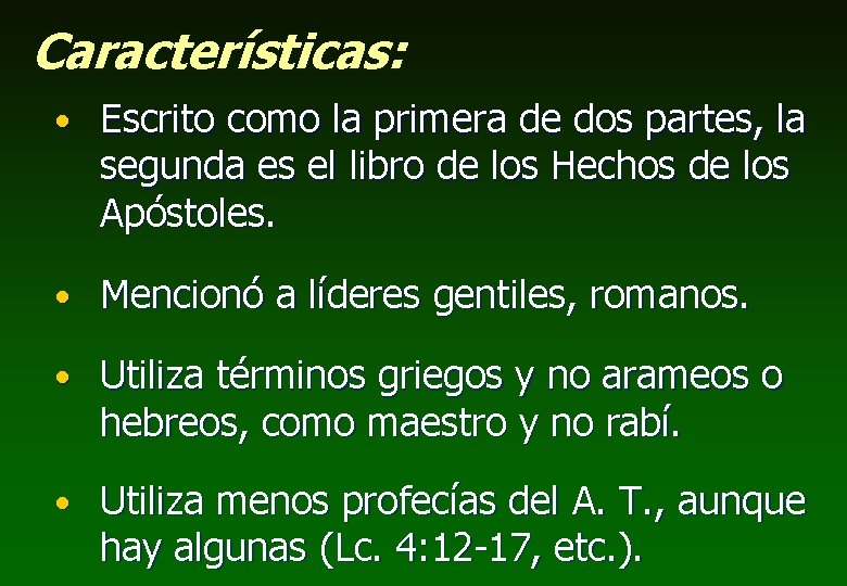 Características: • Escrito como la primera de dos partes, la segunda es el libro