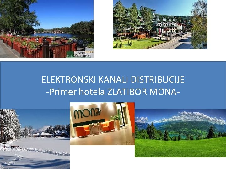 ELEKTRONSKI KANALI DISTRIBUCIJE -Primer hotela ZLATIBOR MONA- 