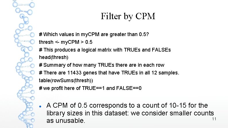 Filter by CPM # Which values in my. CPM are greater than 0. 5?