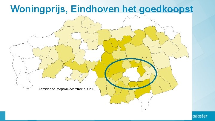 Woningprijs, Eindhoven het goedkoopst 8| 