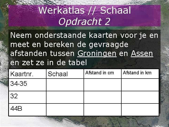 Brugklas Werkatlas Schaal Brugklas Werkatlas De SCHAAL van