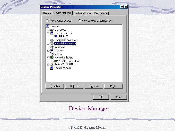 Device Manager STMIK Budidarma Medan 