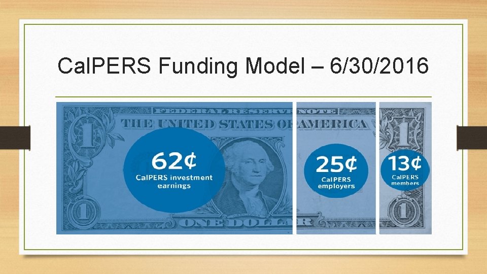 Cal. PERS Funding Model – 6/30/2016 