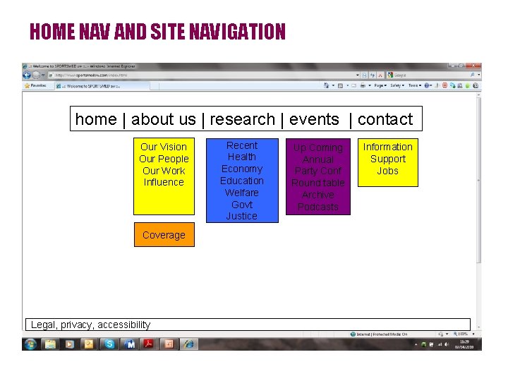 HOME NAV AND SITE NAVIGATION home | about us | research | events |