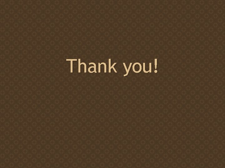 Thank you! 